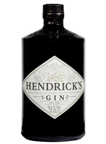 De kruidige Hendrick's gin viel bij ons testpanel zeker in de smaak (€47,13 per liter)
